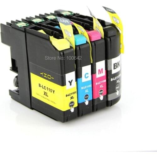 YOTAT LC117 LC115 compatible ink cartridge for Brother LC 117 115 for Brother MFC-J4210N/ J4510N/ J4910CDW DCP-J4215N