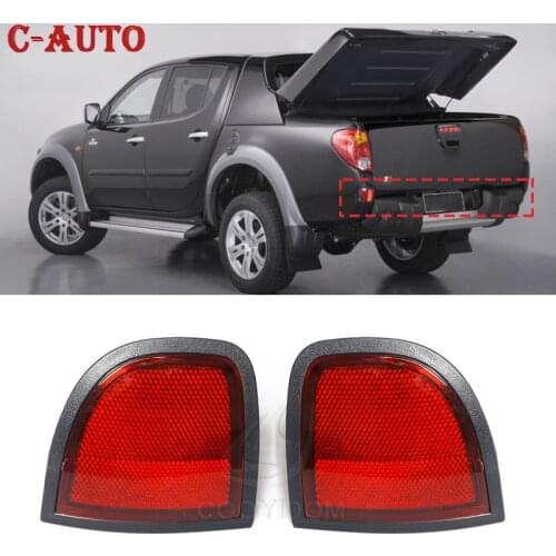 Left / RIght Rear Bumper Taillight For Mitsubishi L200 2005-2015 Reflector Light Parking Brake Light Reflector Light 8355A015