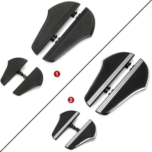 Defiance Rider Footboards for harley street glide flhx FLTRX passenger pegs fltr