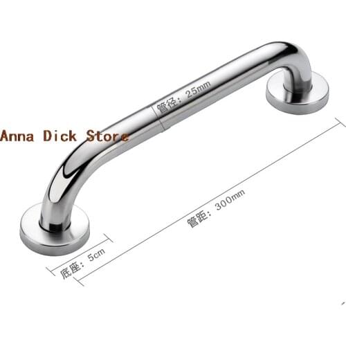 Stainless Steel 300/400/500mm Bathroom Tub toilet handrail preventing sliding and falling towel rack old man Handle