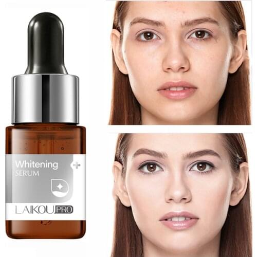12 ml LAIKOU PRO Whitening Serum Brighten Skin Tones Niacinamide Whitening Serum Nourish Skin Moisturizer Face Care Essence