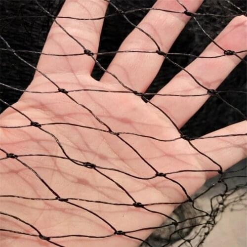 Garden fence Black plastic mesh garden net Garden fence net Halloween decorations Horticultural nets Bird-proof nets
