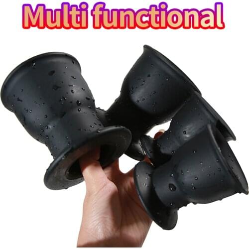 Silicone Butt Plug Sex Toys for Adult Hollow Anal Expander Prostate Massage Huge Dildo Vagina Dilator SM Enema Anus Speculum