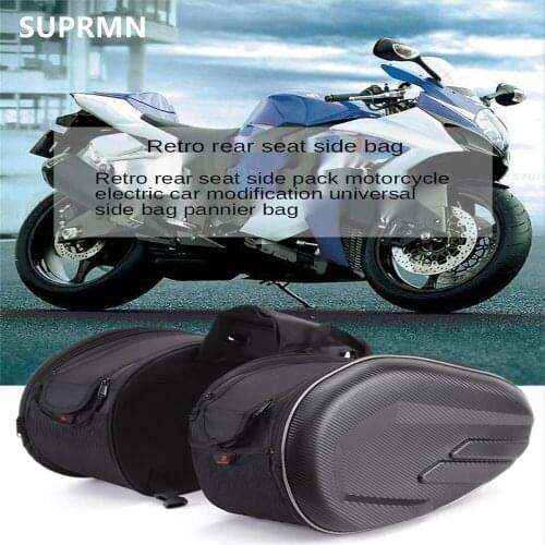 SUPRMN motorcycle saddle bag racing multifunctional locomotive bag riding travel bag carrying bag waterproof rear bag