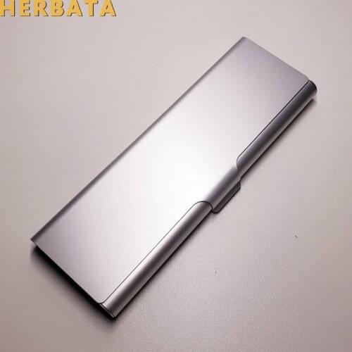 High-grade Aluminum Box Large-capacity Stationery Box Metal Multi-function Stationery Box Pencil Case 2020 New Design