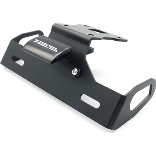 For KAWASAKI Z125 Z 125 PRO Tail Tidy Fender Registration License Plate Holder Frame LED Light Motorcycle Logo 2019