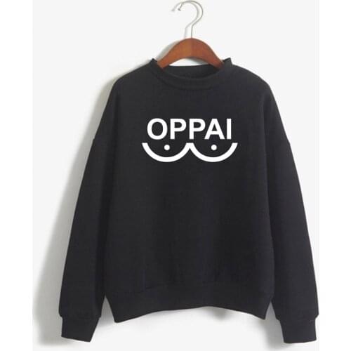 Fashion One Punch Women Hero OPPAI Sweatshirt Clothes Sweatshirt hoodies Women Autumn Winter Hip Hop Hooded Hipster Punk Fashio