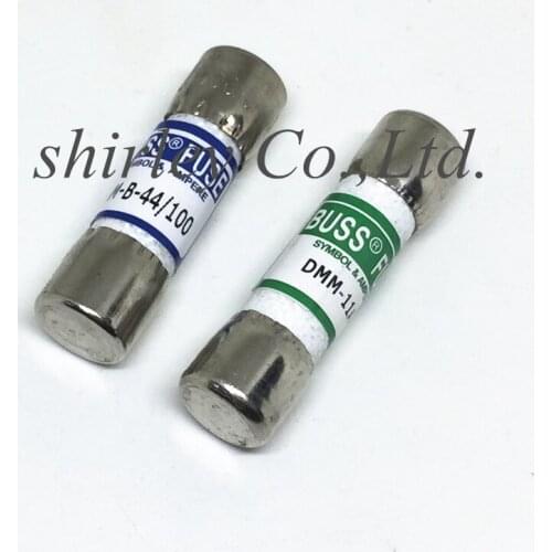 1pair=DMM-11A + DMM-B-44/100 44mA 1000VAC/DC BUSS FUSE FOR MULTIMETER BUSSMANN