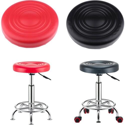 1 Piece Leather Removable Bar Stool Replacement Cushion Round Standard Chair Seat