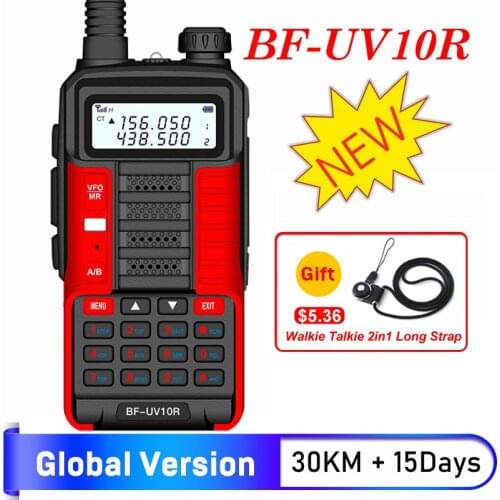 2021 New BaoFeng UV-10R Two Way Radio Walkie Talkie Ham CB Radio Transceiver 30km Long Range Portable Radio For Hunt Forest City