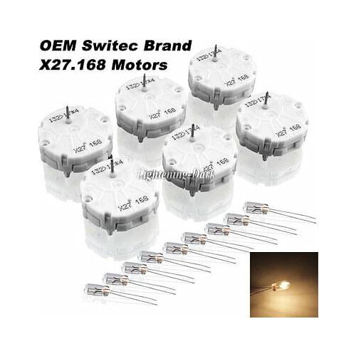 Original 6 for GM GMC stepper motor speedometer gauge repair kit instrument cluster +10 bulbs