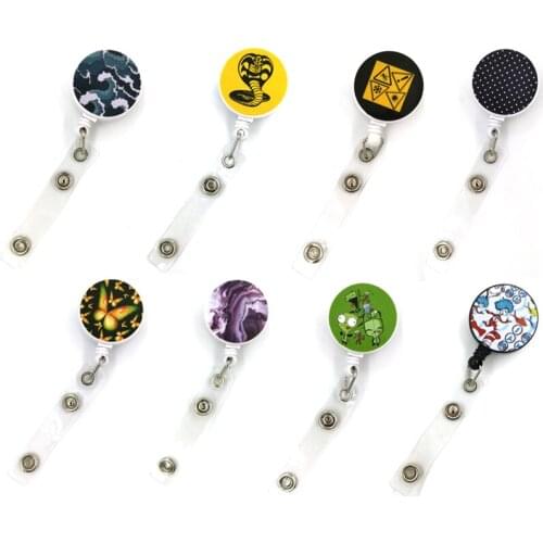 Cute Credit Card Cover Lanyard Bags Retractable Badge Reel Student Nurse Exhibition Enfermera Name Clips Card ID Card Holder