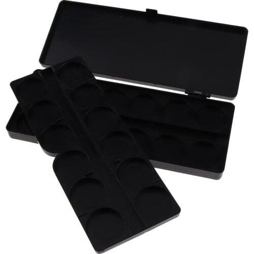 Multi-function Mixing Paint Draw Nail Art Watercolor Palette Tray 24 Grids