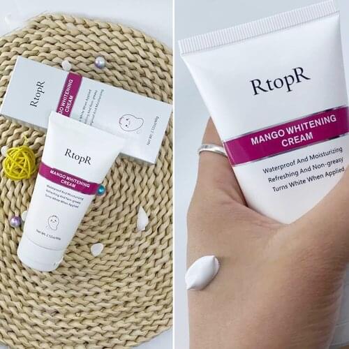Mango Whitening Cream Brighten Whitening Lasting Waterproof And Moisturizing Refreshing But Not Greasy Turns White When Applied