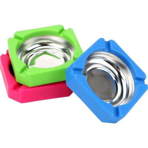 Ash Storage Cigarette Cigar Accessories Cigarette Accessories Creative Plastic square ashtray Cigarette Tray