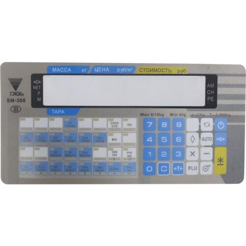Keyboard Film For DIGI SM300 Thermal Label Electronic Scale Printer -With Window