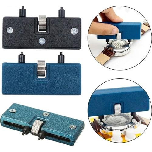 Portable Watch Repair Tool Kit Adjustable Opener Remover Cap Screw Watchmaker Open Battery Change Kit