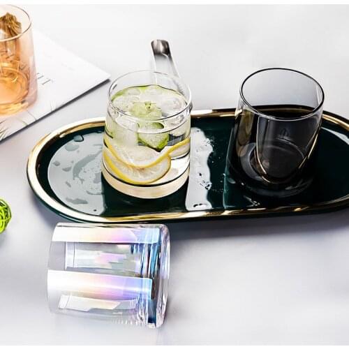 JANKNG Rotating Glass Wine Glass Tumbler Japanese Hammered Beer Glass Foreign Wine Glass Whiskey Glass Glass Cup Wine Glass