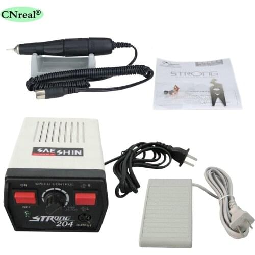 1 Set ST204 + 102L Micro Motor Handpiece Multifunctional Polishing Grinding Machine Dental Polishing Carving Polisher