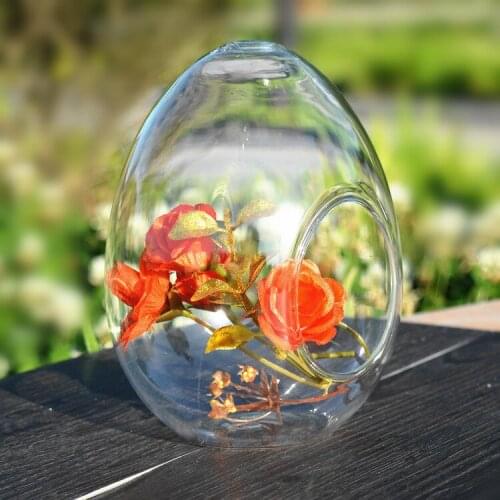1PC Micro ecological landscape glass flower bottle cover daily home stereo wedding supplies glass vase JY 1202