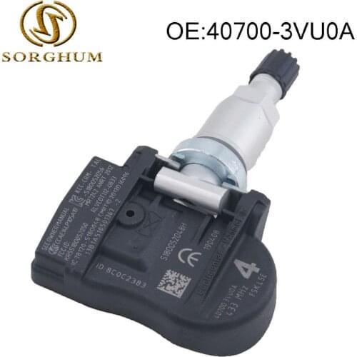 1 PCS OEM 40700-3VU0A for NISSAN Note Qashqai TIIDA Hatchback X-T Renault Espace V KOLEOS 433MHZ TPMS Tire Pressure 407003VU0A
