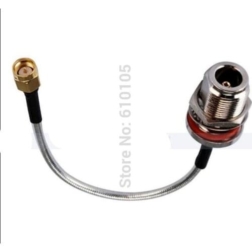 10pcs 15cm N Female to SMA Male Plug Connector RF Extension Coax Cable RG402 6 inch