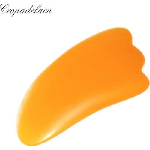 10 Natural resin SPA Scraping Plate Body Massager Chinese Tradition Acupuncture Massage Face GuaSha Board Beeswax Scrape Therapy