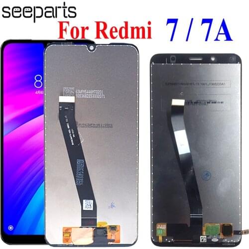 100% Teste For Xiaomi Redmi 7 LCD Display Touch Screen Digitizer Assembly Redmi 7 lcd Redmi 7A lcd Display Screen Replacement