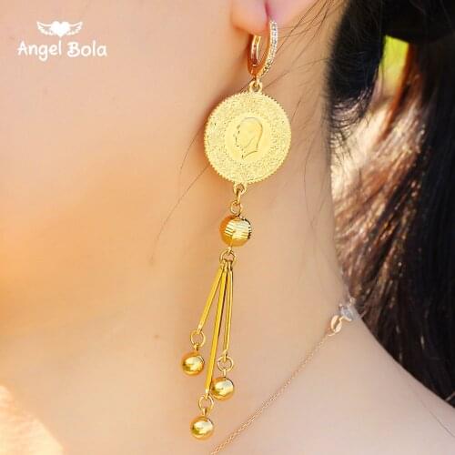 Angel Bola Dangle Earrings