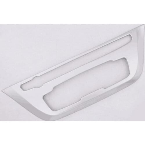 BBQ@FUKA New Auto 1 Pcs Center Console Volume Air Conditioning Panel Cover Trim Frame ABS Fit For BMW 1 Series 2017 Car-Styling