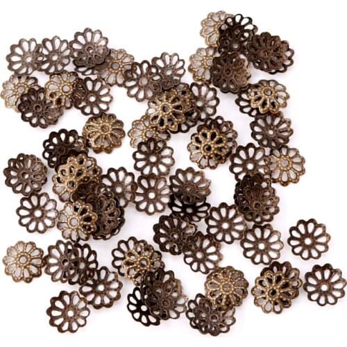 Flower Beads 5000pcs/lot 9mm Jewelry Findings Hat Isolation Jewelry DIY Jewelry Accessories for Necklace Accessories Wholesale