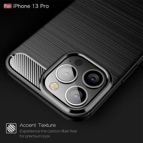 For Cover iPhone 13 Case For iPhone 13 Pro Capa Back Phone Bumper TPU Soft Shockproof Bumer Case For iPhone 12 13 Pro Max Fundas
