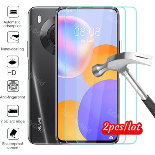 For huawei y9a tempered glass for huawei y9a y9 a y 9a huaweiy9a screen protector protective glas huwei huawe film