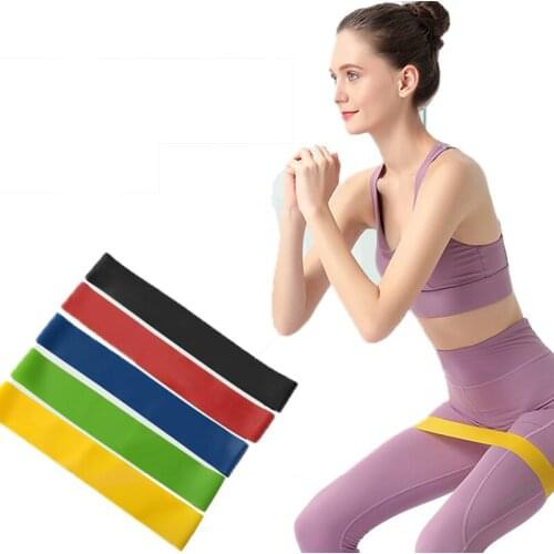 Yoga Resistance Rubber Bands Fitness Elastic Bands exerciser pull 5 Levels Resistance Training Pilates Sport Workout Equipment