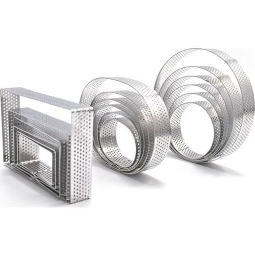 Stainless Steel Cake Mold, Dessert Mousse Moulds Cheese Tower Rings, Kitchen Hotel Dish Shaping Molds Kitchen Tools Bakeware