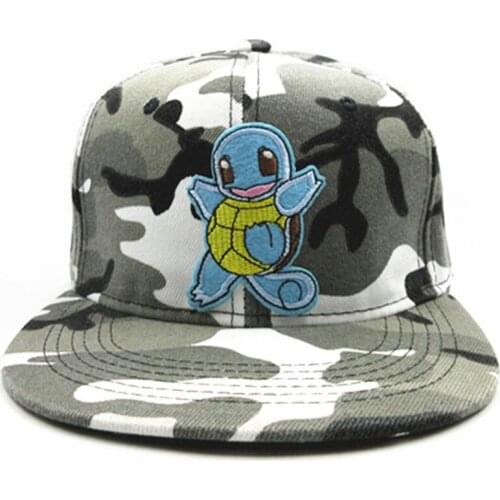 Cartoon Turtle Embroidery Cotton Baseball Cap Hip-hop Cap Adjustable Snapback Hats for Men and Women 12