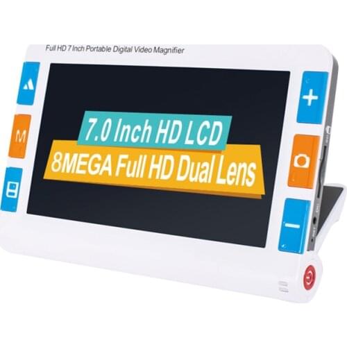 RS700S 7 Inch Portable Low Vision Video Magnifier Reading Magnifier for Visually Impairment People