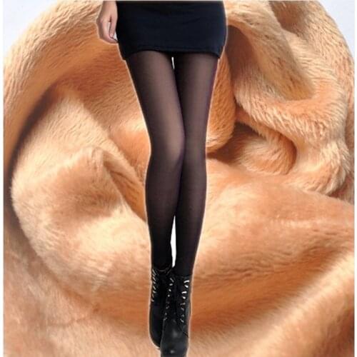 Fashion Womens Tights Beauty Skinny Bas Sexy Stocking Velvet Cute Womens Knee High Leg Warmer Candy Pantyhose Girl Stockings
