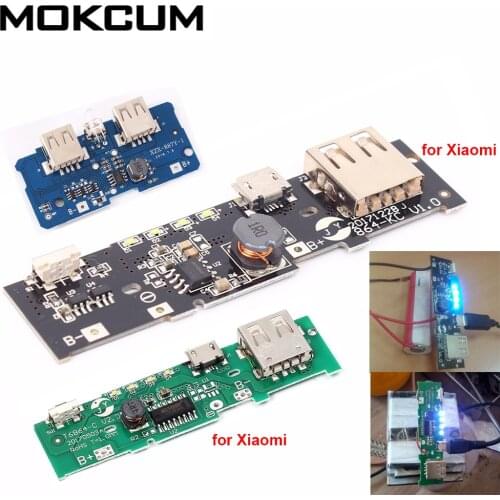 5V 2.1A Power Charger Module Power Bank Circuit Board PCB Step Up Boost Power Supply Module DIY 18650 Battery For Xiaomi
