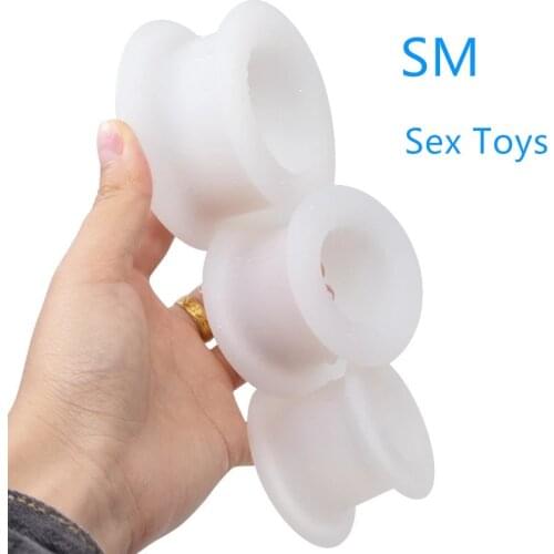 New Silicone Huge Hollow Anal Plug Large Butt Plug Anus Speculum Vagina Anal Dilator Treatment SM Sex Toys For Men Women Couples