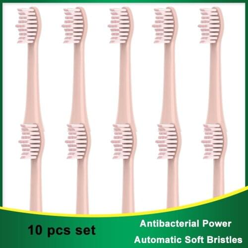 New Replacement Electric Toothbrush 10Pcs/Set for BAIR X1S/G1/G20 Pink BLACK Replace Clean Whitening DuPont Heads Dental Brush