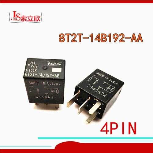 New Automobile relay 8T2T-14B192-AA 8T2T-14B192-AB 8T2T-14B192-BA 8T2T 14B192 AA 4PIN 5PIN Air conditioning horn relay
