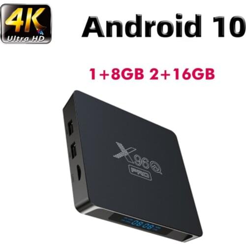 X96Q TV Box Android 10 Smart TV BOX 2021 TV Box Allwinner H313 Quad Core 4K H.265 60fps 2.4G Wifi Fast Media Player
