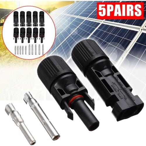 Wire Cable Solar Panel IP65 Compatible DC 1000V Solar System Solar Panel Connectors Hardware Accessories