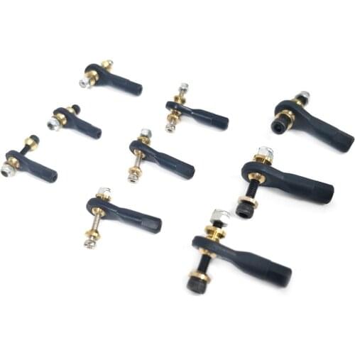 10pcs M2 M2.5 M3 Dual Cup Airplane Ball Joints Adjustable Heave Duty Ball Head For RC Model