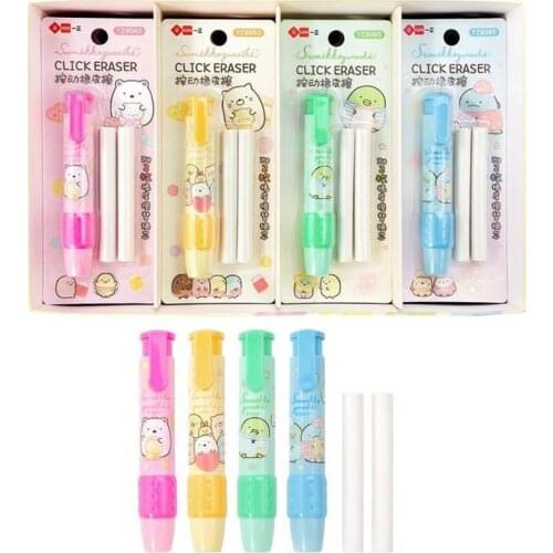 San-x SUMIKKO GURASHI cute student eraser animal pattern press rubber eraser new creative school learning stationery Kids gift
