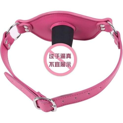 Sexy Silicone Open Mouth Gag Plug Dildo Gag Bdsm Fetish Bondage Gag Sex Party /Club Penis Gag Erotic Adults Sex Toys For Couples