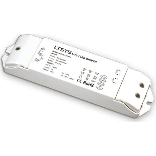 36W 12V constant voltage dimmable LED driver, with 1~10v dimming & switch-dim