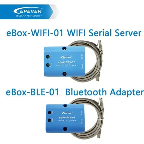 WIFI bluetooth Box Mobile Phone APP for EPEVER solar controller eBox-BLE-01 Bluetooth Adapter eBox-WIFI-01 WIFI Serial Server
