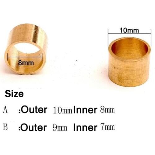 10 Pieces/lot Billiard Cues Copper Head Copper Hoop Snooker Accessories 9mm/10mm 2015